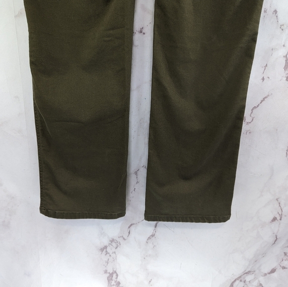 Kuhl Pants Womens 8 Short Green Kontour Straight Jeans Drawstring 6374 - Picture 8 of 15